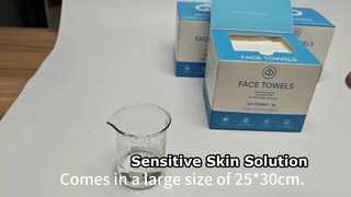 Upgraded magnetic snap-closing cover box-style facial towel